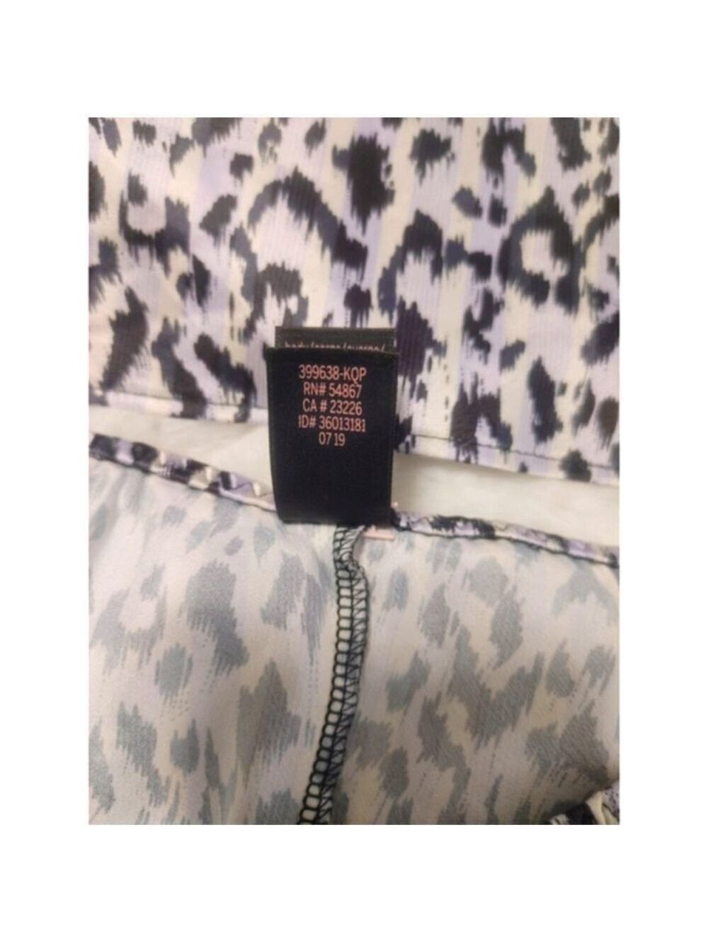 Women's Victoria's Secret Cami/Short Set Size S Light Purple, White & Black - Picture 5 of 12